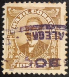 Selo postal do Brasil de 1910 Nilo Peçanha - 153 U