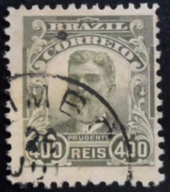 Selo postal Regular emitido no Brasil em 1906 - 142 U