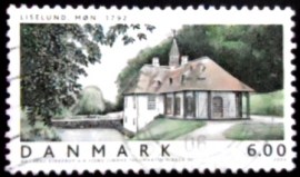 Selo postal da Dinamarca de 2004 Liselund Mon
