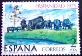 Selo postal da Espanha de 1961 Hispanic Heritage Uruguay
