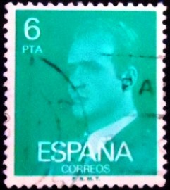 Selo postal da Espanha de 1977 King Juan Carlos I 6