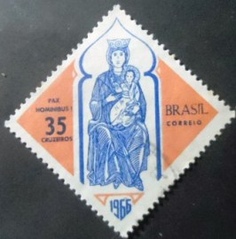 Selo Comemorativo do Brasil de 1966 - C 562 U