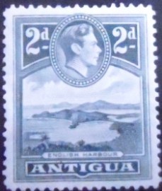 Selo de Antigua de 1938 English Harbour 2