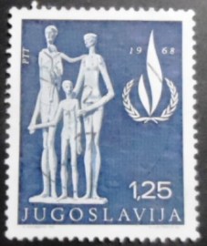 Selo postal da Iugoslávia de 1968 The Family