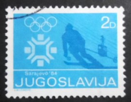 Selo postal da Iugoslávia de 1983 Olympic Games Sarajevo