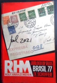 Catálogo de selos Brasil 77 RHM