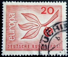Selo postal da Alemanha de 1965 Fruit