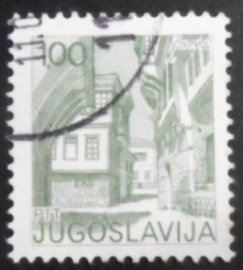 Selo postal da Iugoslávia de 1976 National Museum