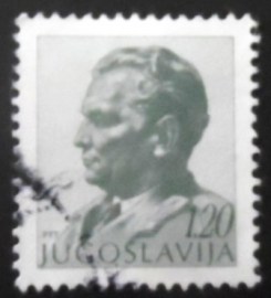 Selo postal da Iugoslávia de 1974 President Tito
