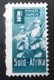 Selo postal da África do Sul de 1942 Infantry