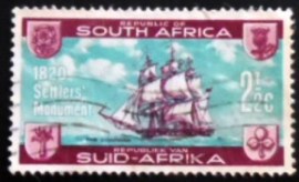 Selo postal da África do Sul de 1962 Emigrant Ship The Chapman