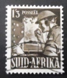 Selo postal da África do Sul de 1943 Signal Corps