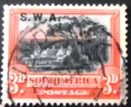 Selo postal da África Sudoste de 1927 Groot Schuur