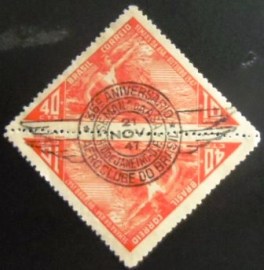 Par de selos postais COMEMORATIVOS do Brasil 1947 - C 235 N