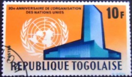 Selo postal do Togo de 1965 New York U.N.