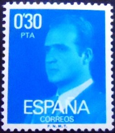 Selo postal da Espanha de 1977 King Juan Carlos I 30