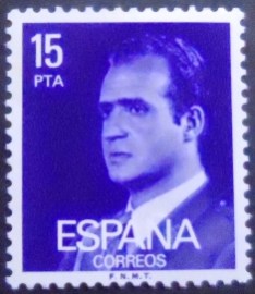 Selo postal da Espanha de 1977 King Juan Carlos I 15