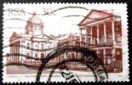 Selo postal da África do Sul de 1984 Old Legislative Assembly Building