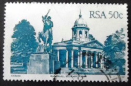 Selo postal da África do Sul de 1983 Raadsaal
