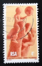 Selo postal da África do Sul de 1976 Family Planning