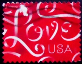 Selo postal dos Estados Unidos de 2012 Love Ribbons