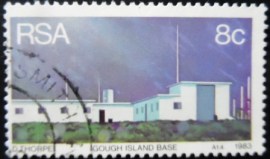 Selo postal da África do Sul de 1983 Gough island