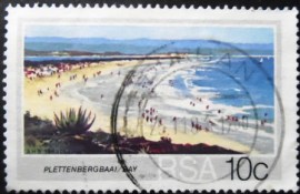 Selo postal da África do Sul de 1983 Plettenberg Bay