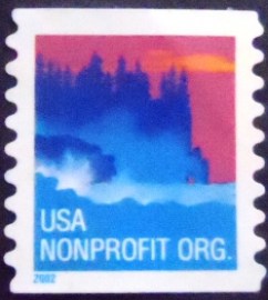 Selo postal dos Estados Unidos de 2002 Sea Coast