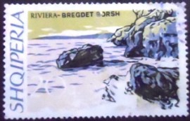 Selo postal da Albânia de 1967 Bregdet Borsh