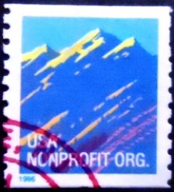 Selo postal dos Estados Unidos de 1996 Mountain