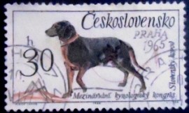 Selo postal da Tchecoslováquia de 1965 Slovakian Kopov