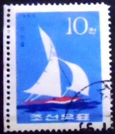 Selo postal da Coréia do Norte de 1974 5.5 Class