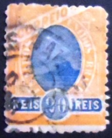 Selo postal do Brasil de 1902 - Madrugada 20