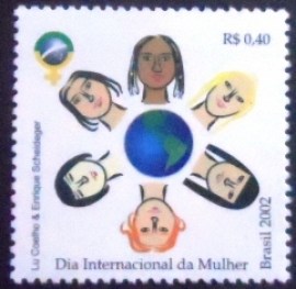 Selo postal COMEMORATIVO do Brasil de 2002 - C 2446 M
