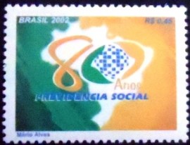 Selo postal COMEMORATIVO do Brasil de 2002 - C 2496 M