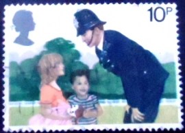 Selo postal do Reino Unido de 1979 Policeman on the Beat