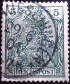 Selo postal da Alemanha Reich Germania with imperial crown 5