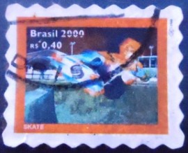 Selo postal Regular emitido no Brasil em 2000 - 789 U