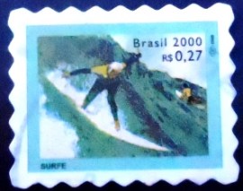 Selo postal Regular emitido no Brasil em 2000 - 790 U