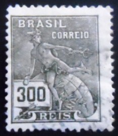 Selo postal do Brasil de 1921 Aviação 150