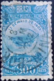 Selo postal do Brasil de 1929 PAX Augusto Severo