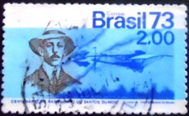 Selo postal do Brasil de 1973 Demoiselle - C 794 U