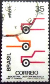 Selo postal do Brasil de 1972 Indústria Automobilística - C 737 U
