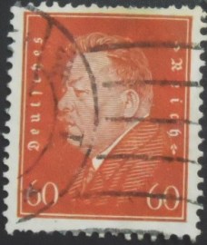 Selo postal da Alemanha Reich de 1928 Friedrich Ebert 60