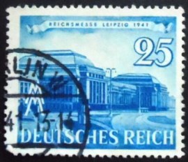 Selo postal da Alemanha Reich de 1941 Central Station