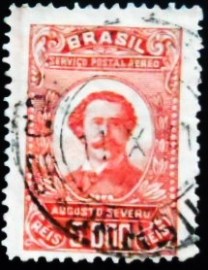 Selo postal do Brasil de 1941 Augusto Severo