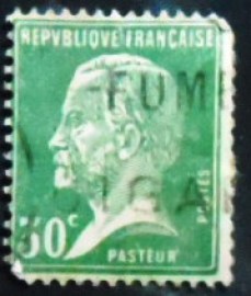 Selo postal da França 1926 Louis Pasteur 30