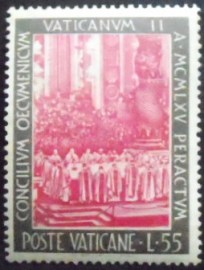 Selo postal do Vaticano de 1966 Solemn Mass