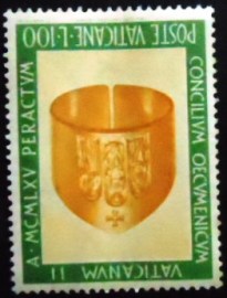Selo postal do Vaticano de 1966 Episcopal ring