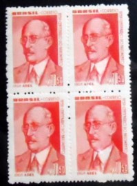 Quadro de selos postais de 1960 Adel Pinto - c 448 n